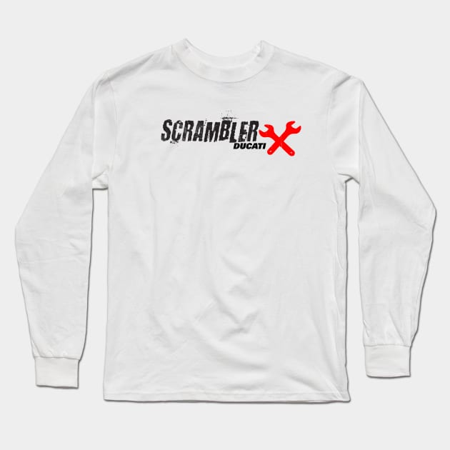 Scrambler Long Sleeve T-Shirt by Toby Wilkinson